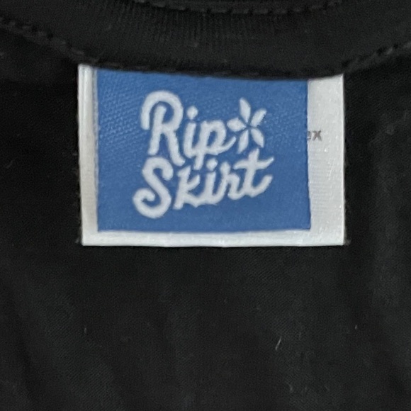 RipSkirt Hawaii Black Top XL Beach Vacation Scoop Neck 3/4 Sleeves - Picture 5 of 7